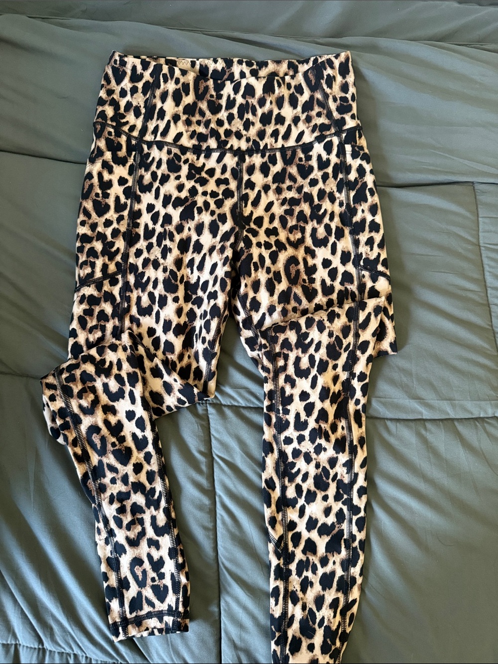 Victoria’s Secret Leopard Print Leggings - Tan and Black